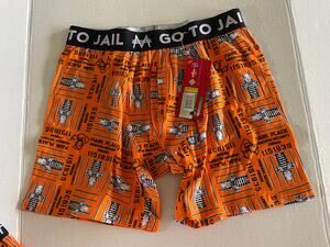 Monopoly Go To Jail  Men’s Boxer Brief Lounge Wear Underwear Size  L NWT